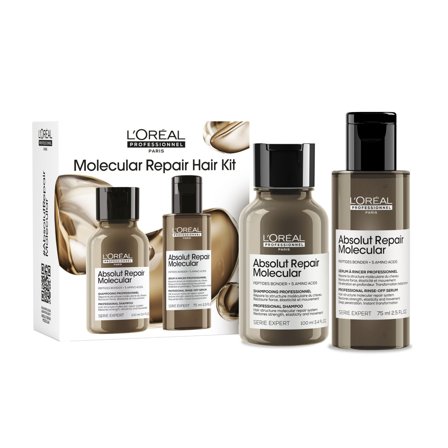 L'Oréal Professionnel SERIE EXPERT New Absolut Repair Molecular Mini Duo Kit Shampoo + Conditioner Liquido - Cofanetti per Capelli