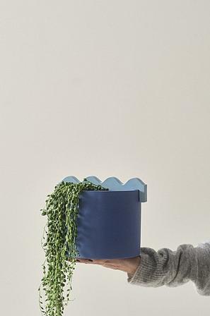 Jotex - Übertopf Blau - NICCO - Kaufe Übertöpfe bei Jotex