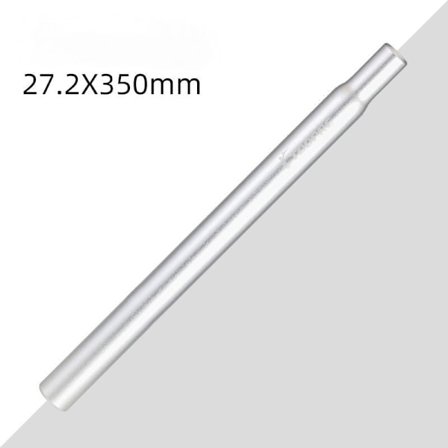 Setepinne for terrengsykkel i aluminiumlegering, setepinne 25,4 27,2 28,6 30,8 Utvidede tilbehør (27,2*350 krympehode (frostet sølv))