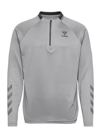 Hmlgg12 Action Half Zip Sweat Grey Hummel