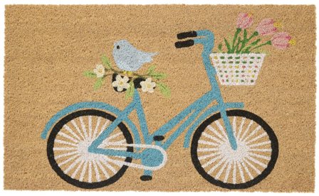 Ib Laursen Dørmatte Sykkel Kokos 45x75