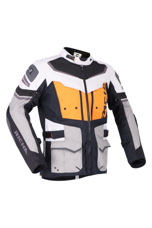 Ajotakki Richa Infinity 2 Adventure Harmaa/Oranssi S