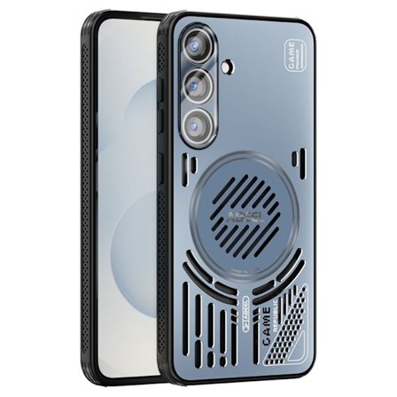 ABEEL Magnetic Skal för Samsung Galaxy S25 Aluminium Blå