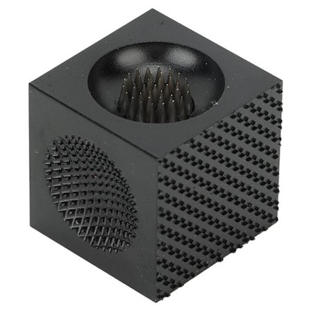 Pool Cue Tip Repair Tool Multifunktionell Aluminiumlegering Portabel Biljardkö Tip Trimmer Slipmaskin Svart Kubform