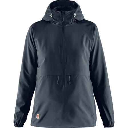 Fjällräven Women's High Coast Lite Anorak Navy Ulkoilutakit M