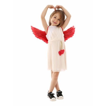 Pige Cutie Cupid Kostume, Valentinsdag Kostume