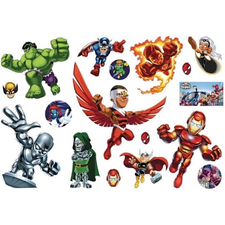 15-PACK Avengers Tatuering
