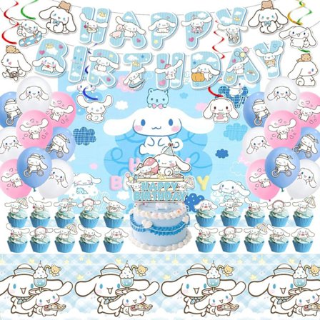 Jordgubbstema Grattis på födelsedagen Party Tillbehör Dekoration