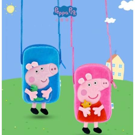 Greta Gris Peppa pig förskolebärare axelväska 2 modeller Pink George Rosa