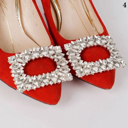 Mordely 1 par Shoe Clips Charm Spänne