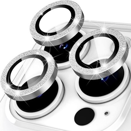 iPhone 15 Pro / 15 Pro Max Ring Circle Lens -elokuvasetti Glitter