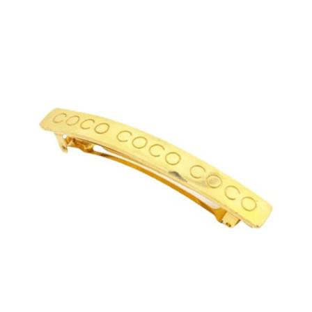 Chanel Vintage, Pre-owned Metal hair-accessories Geel, Dames, Maat:ONE Size