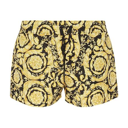 Versace Sea clothing Sort, Herre Badeshorts, Størrelse: XL