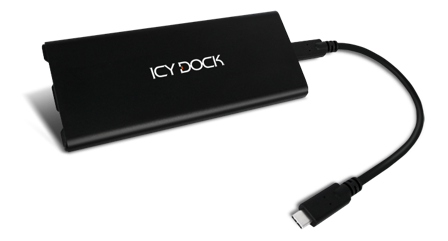ICY DOCK ICYNano MB861U31-1M2B - drevkabinett - M.2 NVMe Card - USB 3.2 (Gen 2)