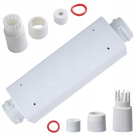 POE Toistin Ulkokayttoon – Vesitiivis | 30W | RJ45 1x Sisaan 1x Ulos | IEEE802.3af/at | 10/100 Mbps | IP-Kameroille ja LAN