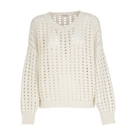 Brunello Cucinelli Sweatshirts Hvid, Dame