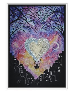 Stickpackung Bild Liebe in der Luft - Abris Art