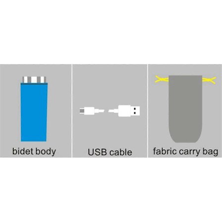 Bærbar Bidet, Miljøvern og Sanitær Vannrengjøring, Ideell for Reise og Hjemmebruk.