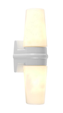 Ifö Electric Bernadotte Väggarmatur 2x40W, E14, IP20, vit, Belysning