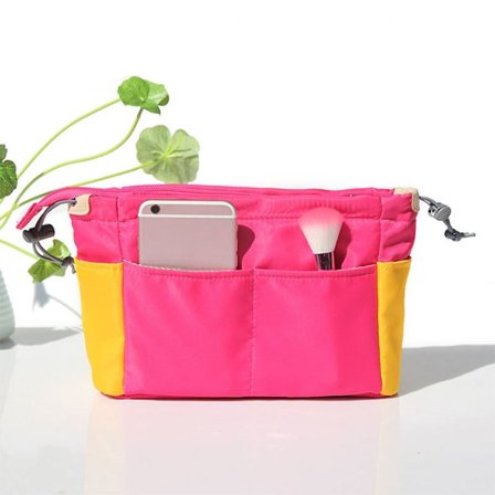 Organizer Indsæt Taske Håndtaske Liner ROSE RED