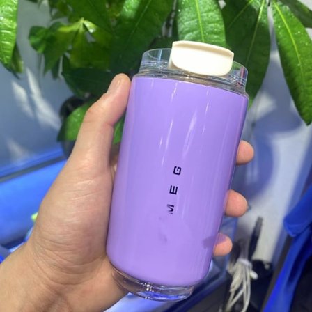 Termosmugg Varmt Kaffe Isolerad Termosmugg Sportvattenflaska med Mellanlager Vatten Vit Termosmugg 350ml