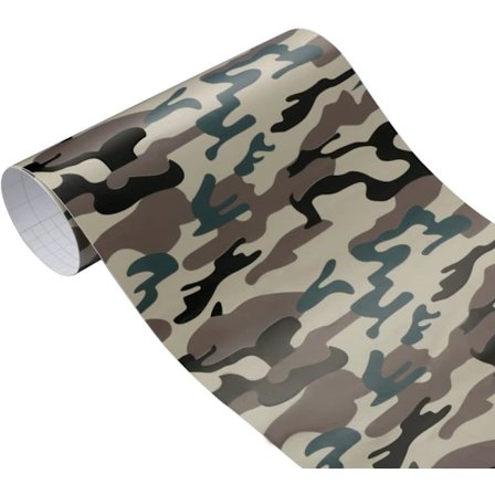 Camouflage Vinyl Film Wrap - Camouflage Vinyl PVC Bil Adhæsiv Film - 50cm x 200cm