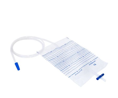 Sacca Raccolta Urina Da Letto 2 Litri 130cm Con Scarico E Valvola