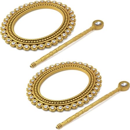 2 stk Gardinring Vinduesdekoration Klassisk og elegant