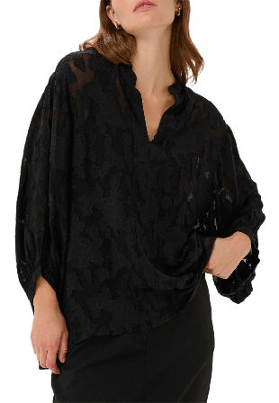 Soaked In Luxury Felisia Amily Blouse Skjortor Dam Svart XS