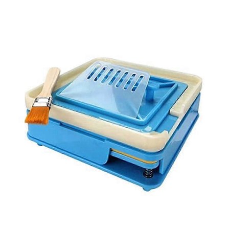 Pulverfyllningsmaskin 00 storlek Labbrickor Handrörelse Enkel att använda (100 hål 00 storlek)