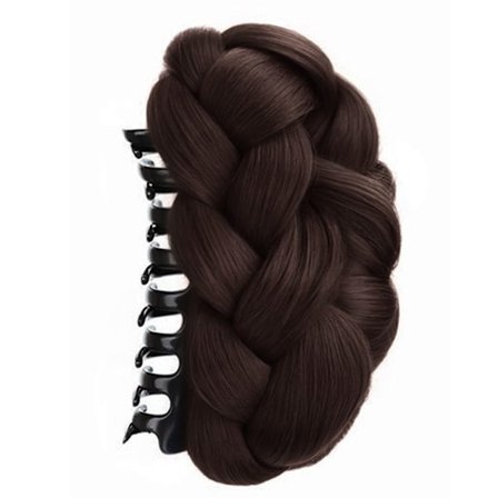 Realistinen kierrekyhmy hiusklipsi, vahva ja turvallinen peruukkipidike naisille, nopea kampaus