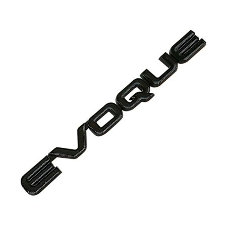 Blank svart Range Rover Evoque bokstav emblem for bakluke
