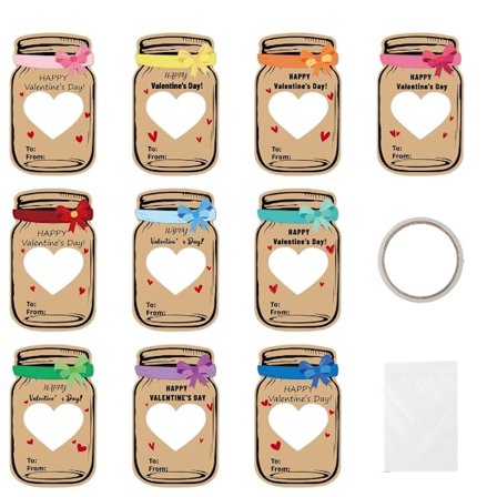 Festlig Valentinsdag-kort for barn Skoler Klasse Klasserom Festgaver