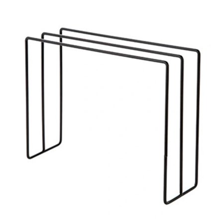 HK Køkken Bordplade Viskestykke Tørrestativ Jern Viskestykke Håndklædeholder Fritstående Viskestykke Opbevaringsbøjle Sort