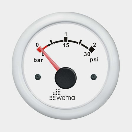Turbotryck 2 bar vit