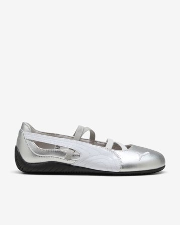 SPEEDCAT BALLET METALLIC - SILVER/WHITE 36