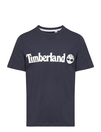 Short Sleeves Tee-Shirt T-shirts Short-sleeved Marineblå Timberland*Betinget Tilbud