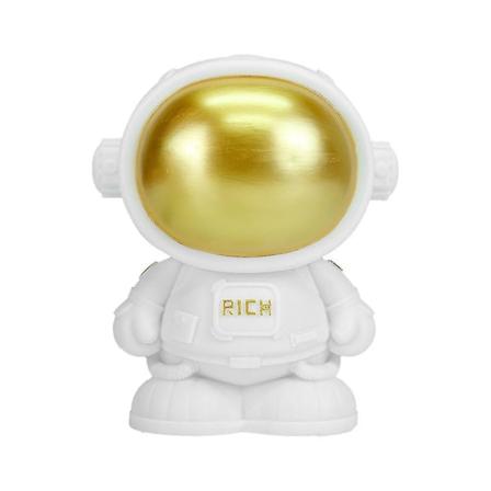 Astronaut Spargris Heminredning Modern Resin Kosmonautmodell Figurer Pengaburk Barnpresent