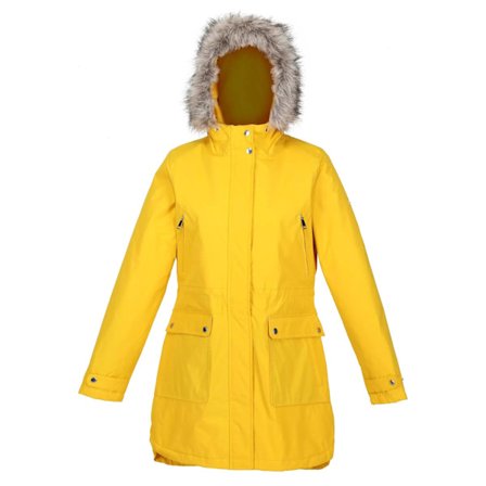 Regatta Dam/Kvinnor Sabinka Faux Fur Trim Parka 10 UK Sunset