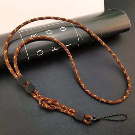 Lång Hals Hängande Kedja Handvävd Mobiltelefon Lanyard Stark och Längdjusterbar Dubbelanvändning Lanyard Telefon Anti-förlorad Hänge