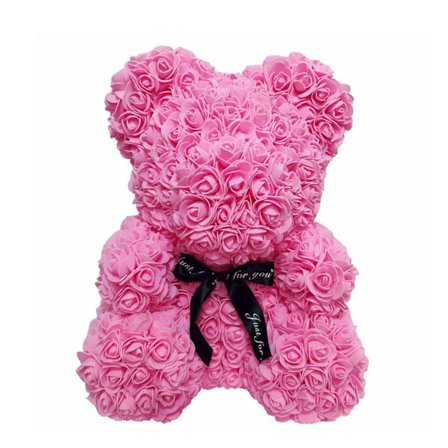 40cm Rose Bear Simulering Blomma Kärlek Hjärta Skum Rose För Bröllopsfest