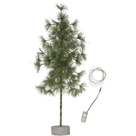 Dekorationsträd / Gran Pine m belys 60cm