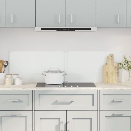 Stänkskydd 2 st transparent 70x50 cm härdat glas