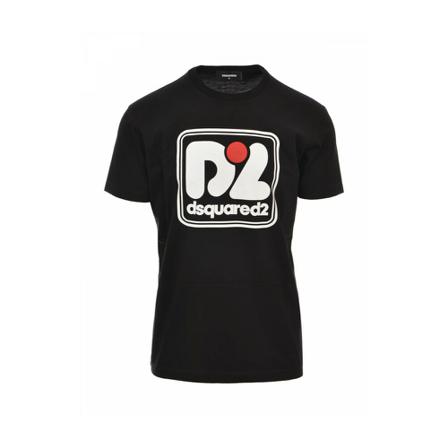 Dsquared2 T-Shirts , Zwart , Heren , Maat: XL