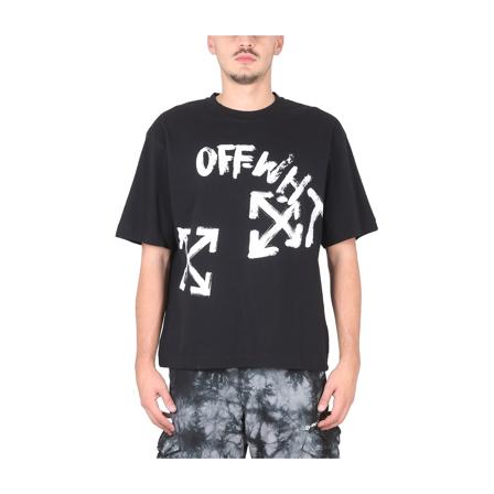 Off White, T-Shirts Czarny, Mężczyzna, Rozmiar: S