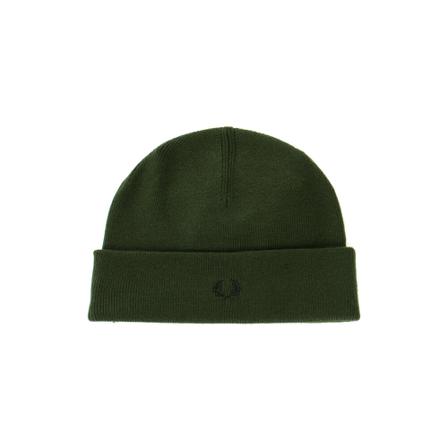 Fred Perry Beanie Grøn, Herre Accessories, Størrelse: ONE Size