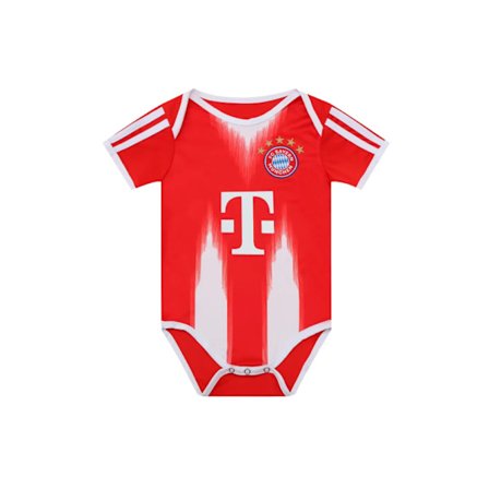 2022-2023 Unik Fotballdrakt til Småbarn Kort Ermet Jumpsuit 6-18 Måneder