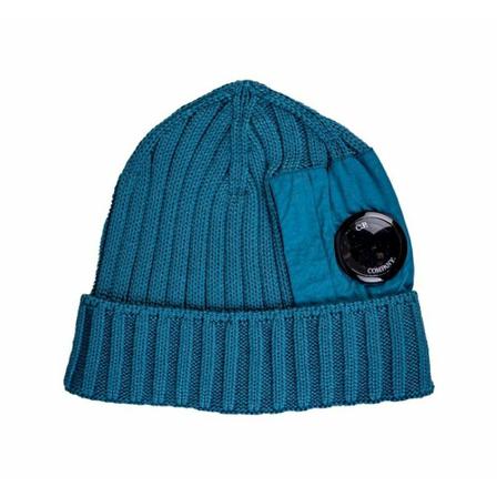 C.p. Company, Beanies Blauw, Heren, Maat:ONE Size
