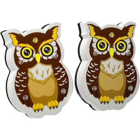 Magnetiske Tørre Viskelæder Hvidtavle Visker Tavle Visker Søde Ugle Visker Med Filt Til Studerende Lærere Klasseværelse Kontor Hjem Pakke Af 2