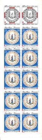 Frankrig 1990 - Røde Kors frimærkehæfte YT 2039 - Postfrisk